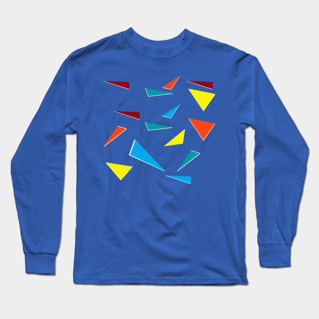 Pro Player Triangles Long Sleeve T-Shirt by Fish & Cats Shop